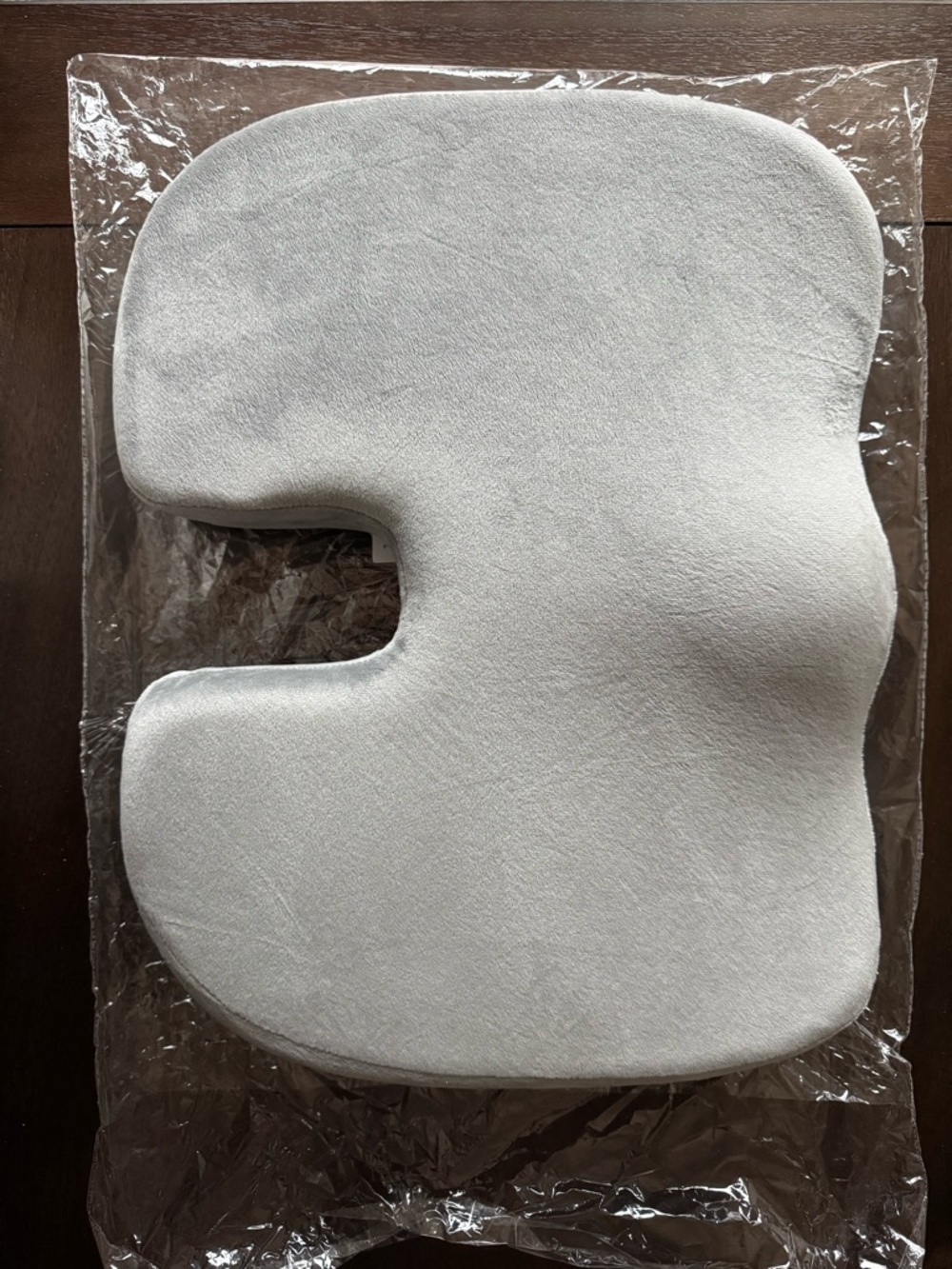 MindReader Plush Gray Cushion Cover - Soft Velvet Finish